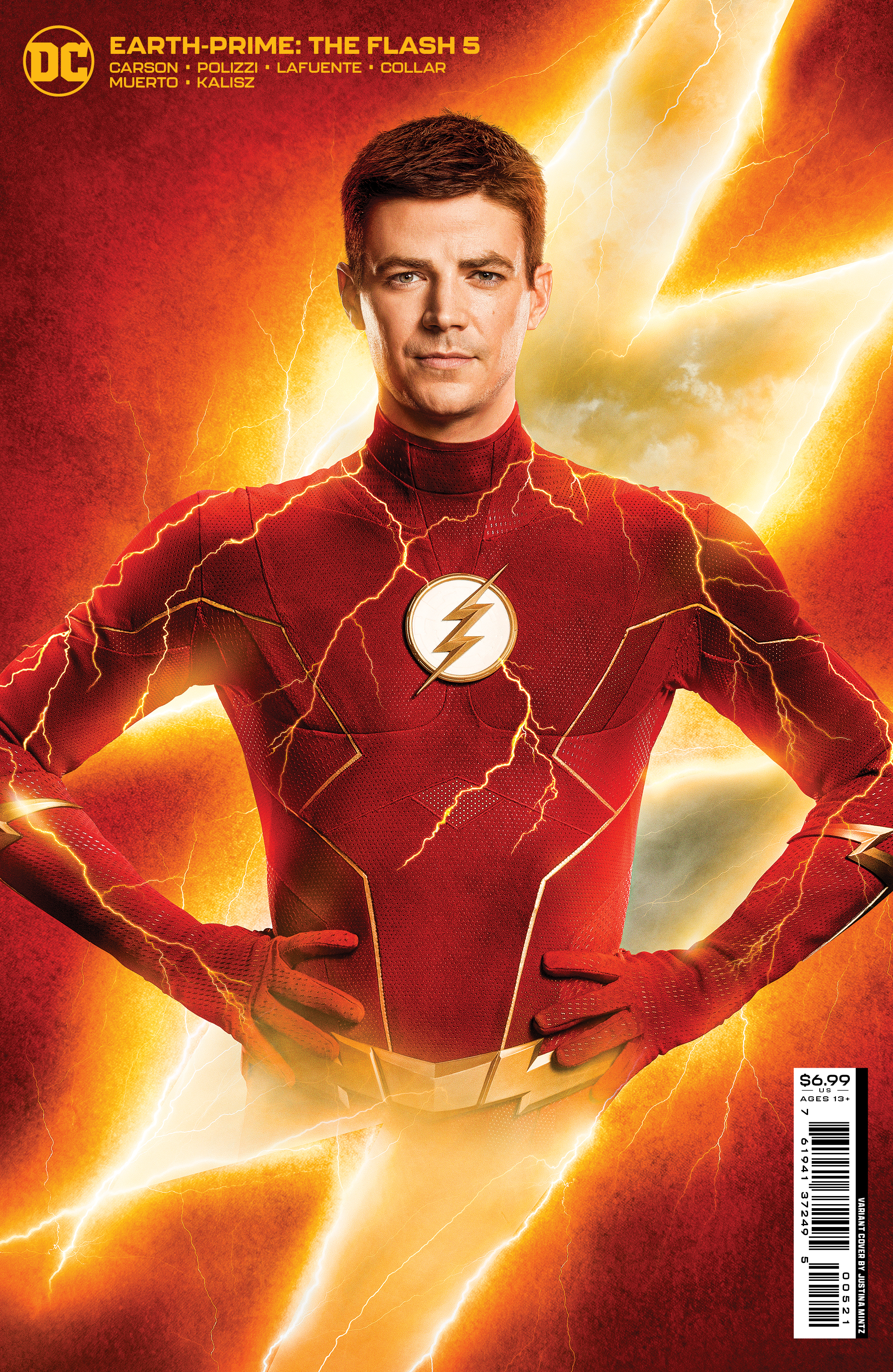 Earth-Prime #5 The Flash Cover B Photo Card Stock Variant (Of 6)