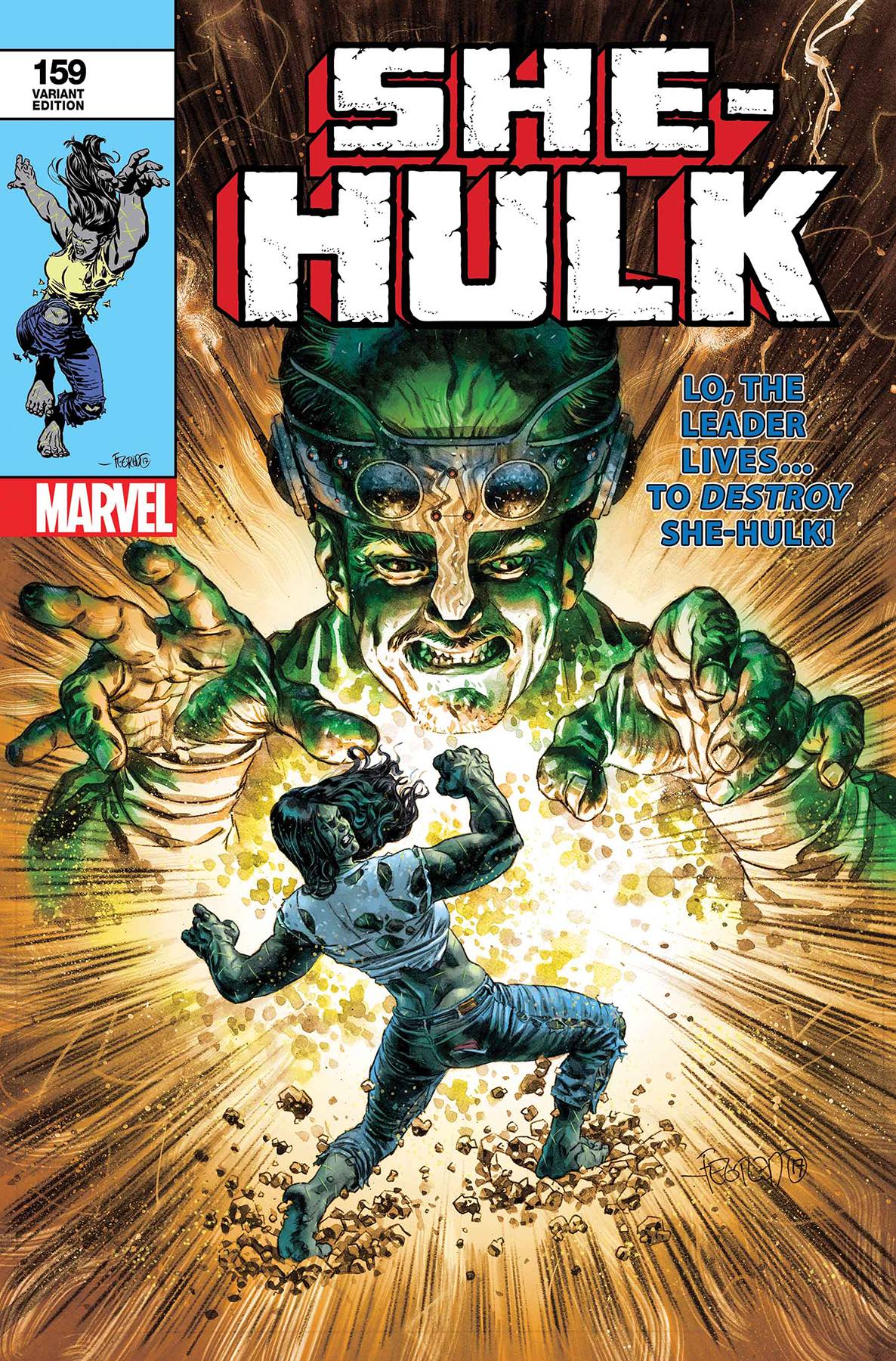 She-Hulk #159 Fegredo Lenticular Variant Legacy (2017)