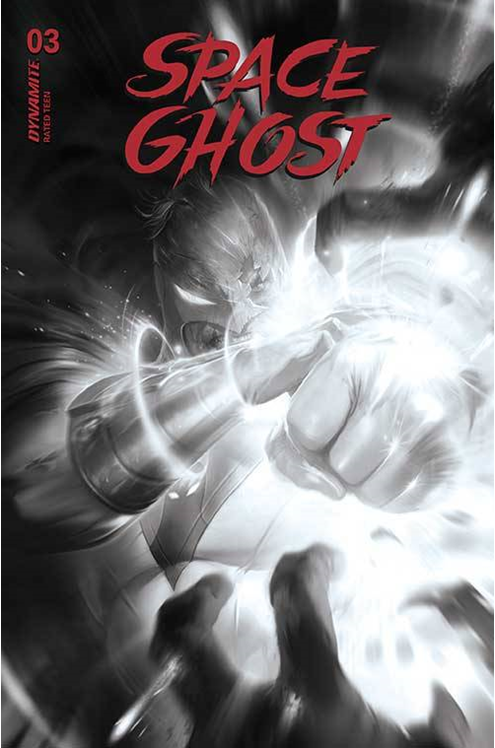 Space Ghost #3 Cover V 7 Copy Last Call Incentive Mattina Black & White