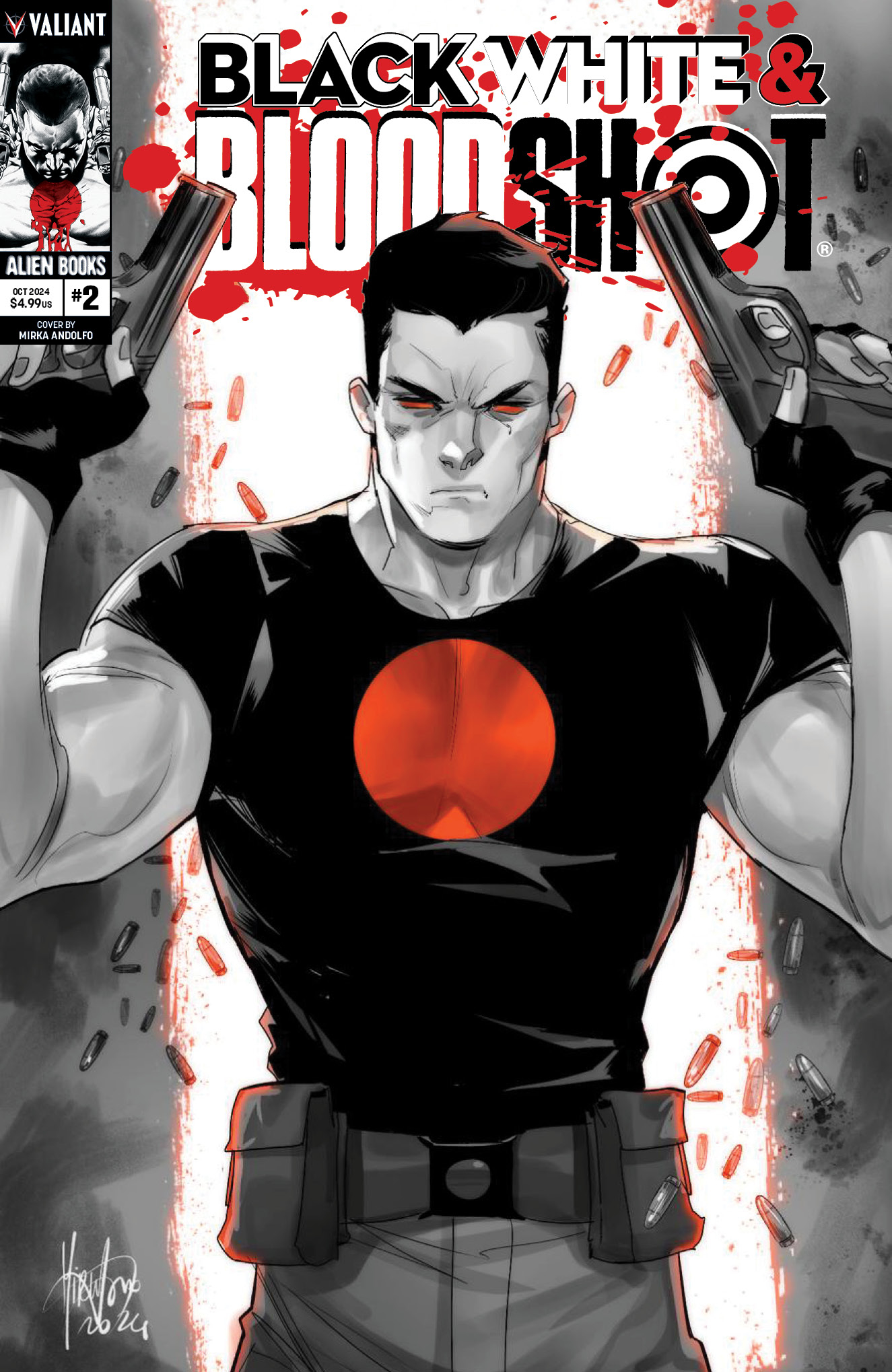 Black White & Bloodshot #2 Cover A Andolfo (Mature) (Of 4)