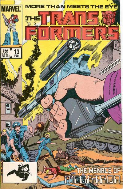 The Transformers #13 [Direct](1984)-Very Fine (7.5 – 9)