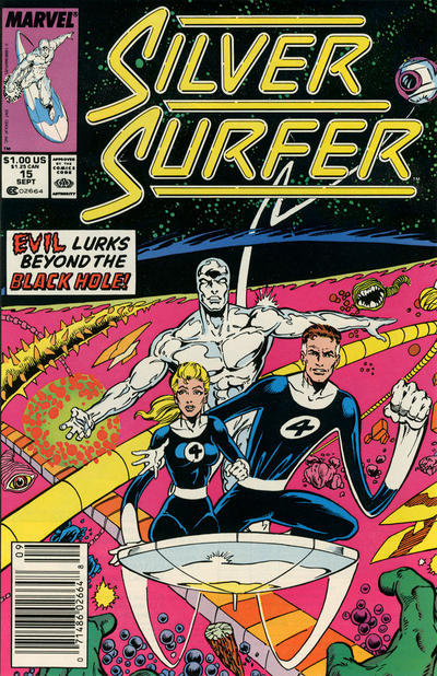 Silver Surfer #15 [Newsstand]-Fine (5.5 – 7)