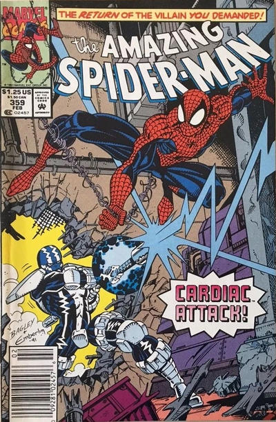 The Amazing Spider-Man #359 [Newsstand] - Fn/Vf 