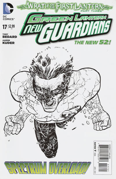 Green Lantern New Guardians #17 Variant Edition (Wrath) (2011)