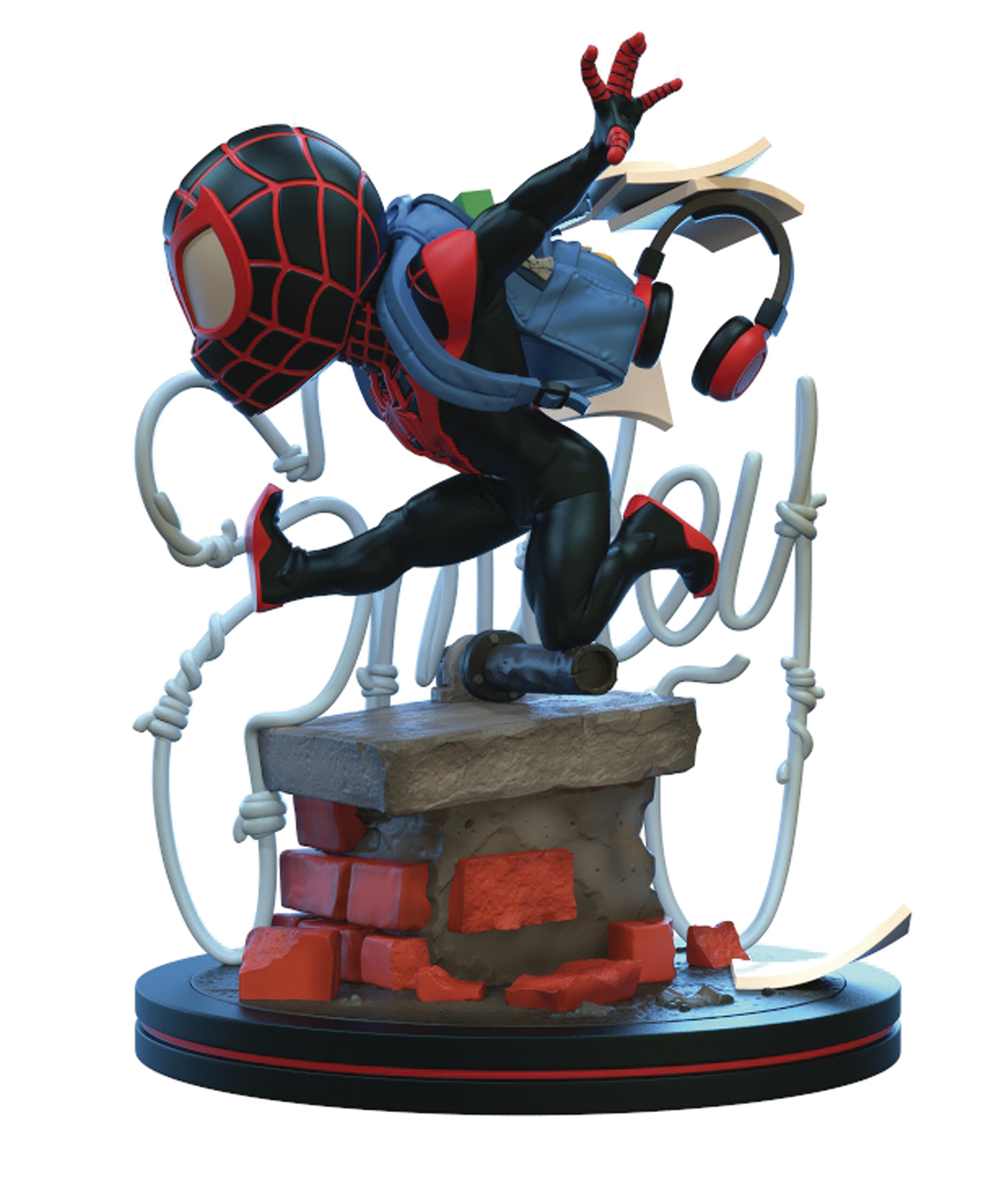Marvel Spider-Man Miles Morales Q-Fig Elite Diorama