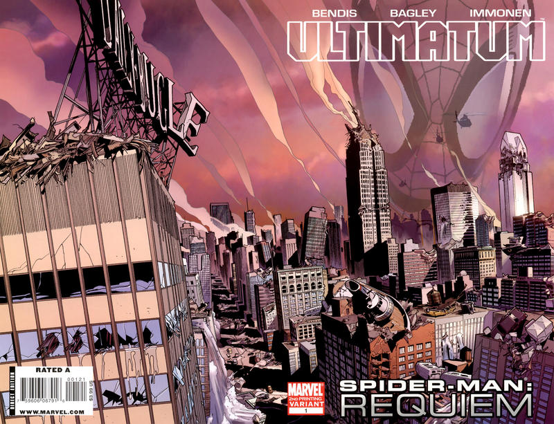 Ultimatum Spider-Man Requiem #1 2nd Printing Immonen Variant (Of 2)
