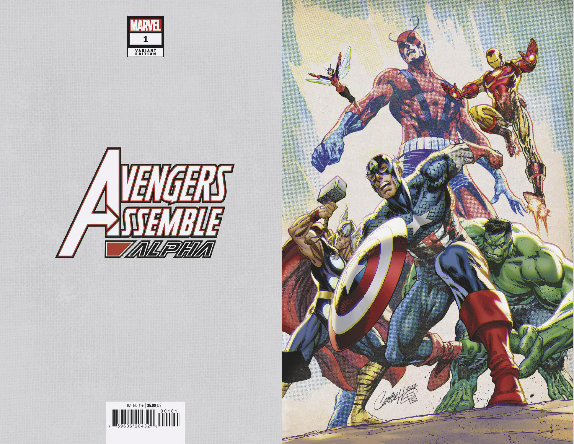 Avengers Assemble Alpha #1 1 for 100 Incentive Jsc Virgin Anniversary Variant