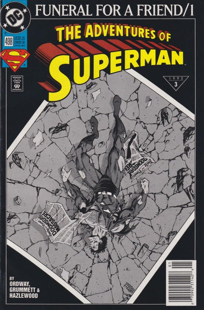Adventures of Superman #498 [Newsstand]-Fair (1.0 - 1.5)