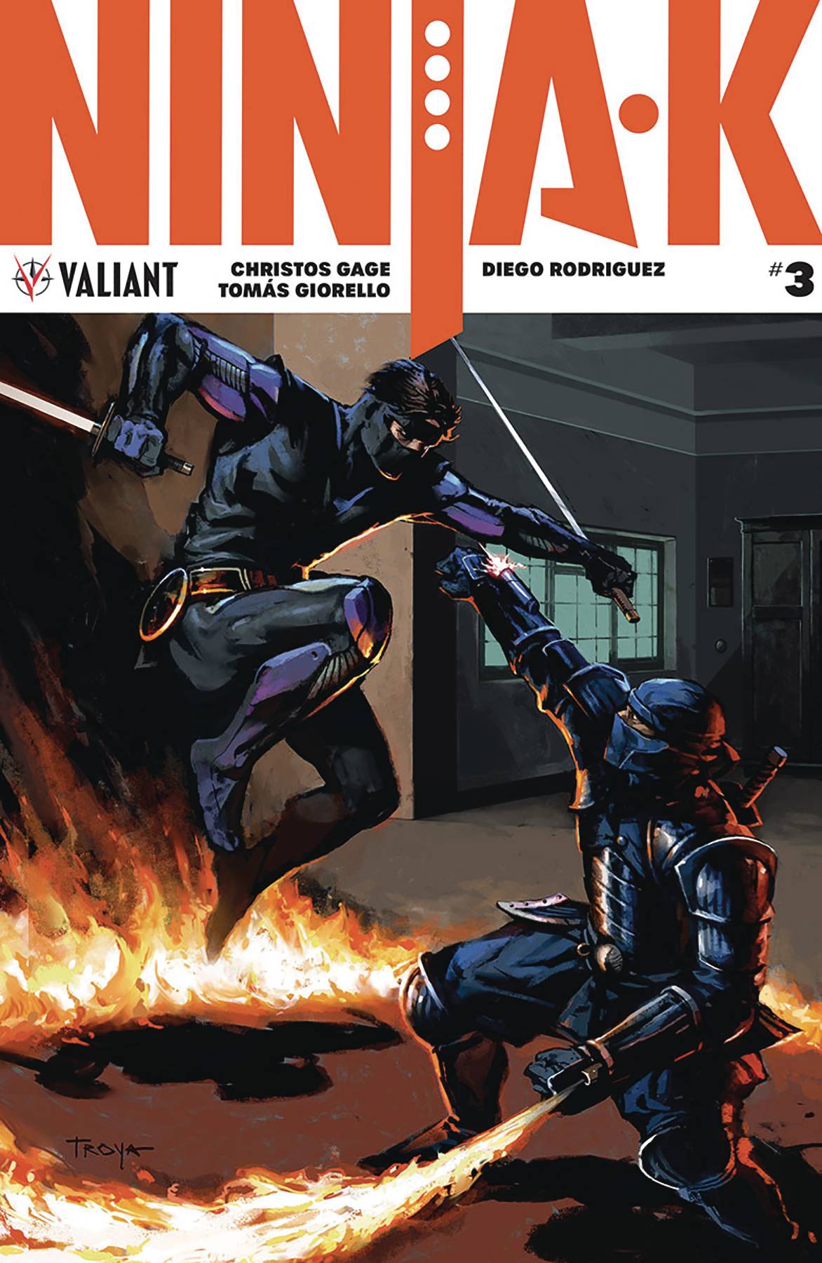 Ninja-k #3 Cover B Troya