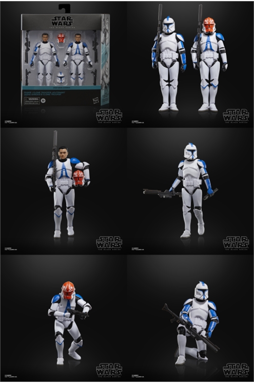 Star Wars The Black Series Clone Trooper Lieutenant & Ahsoka 332nd Clone Trooper
