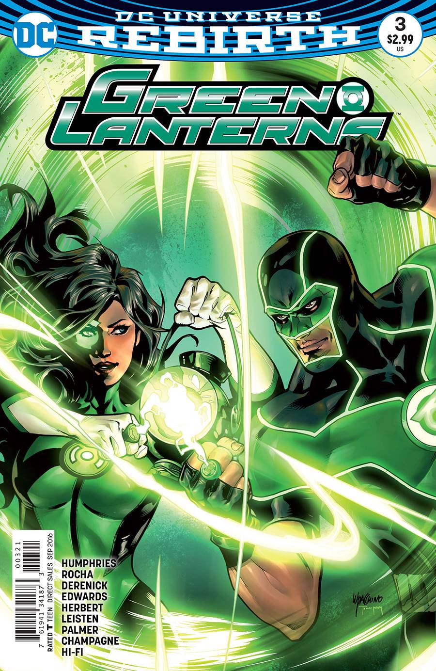 Green Lanterns #3 Variant Edition (2016)