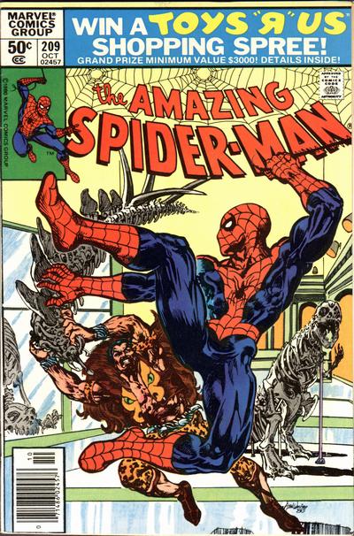 The Amazing Spider-Man #209 [Newsstand]-Fine