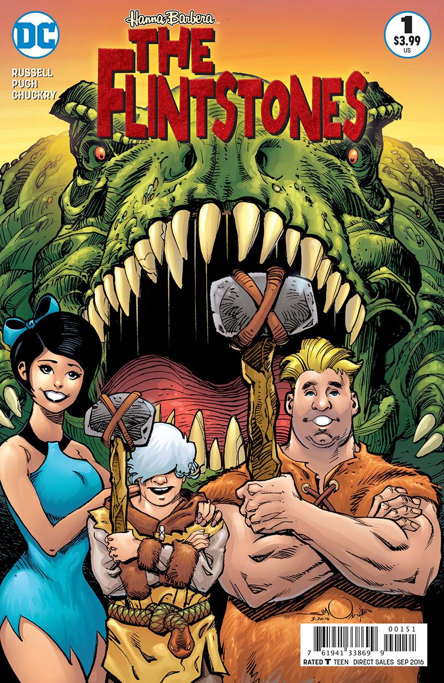 Flintstones #1 Barney & Betty Variant Edition