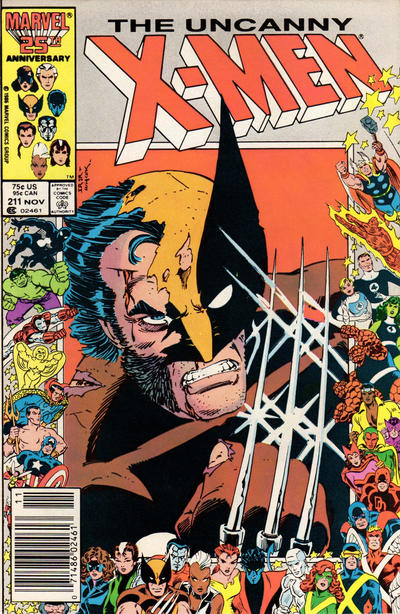 The Uncanny X-Men #211 [Newsstand] - G/Vg