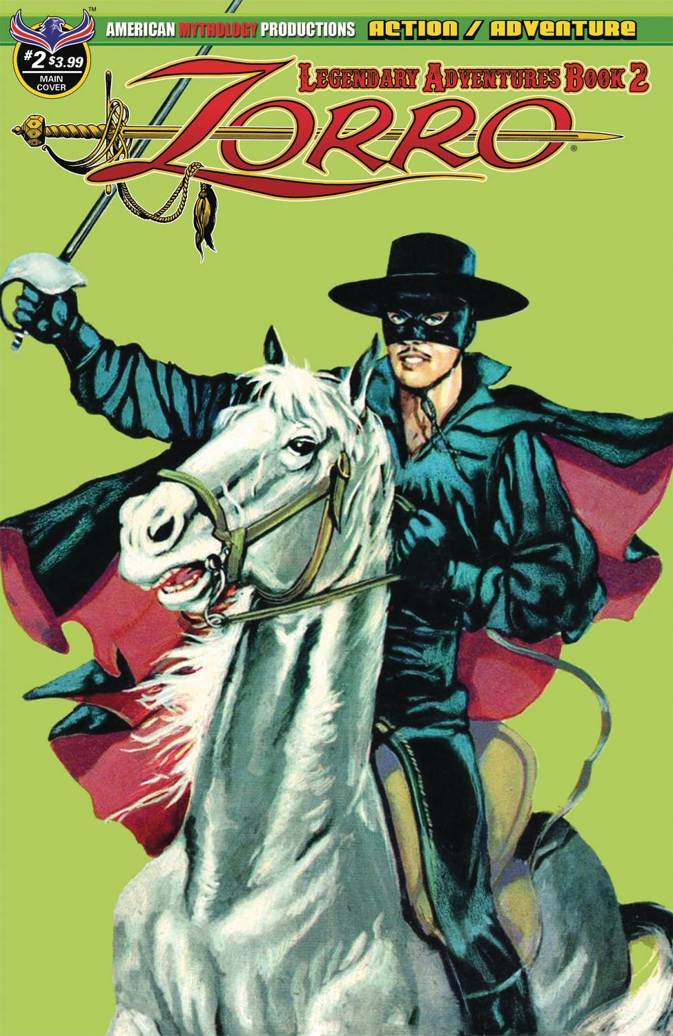 Zorro Legendary Adventures Book 2 #2 Main Cover