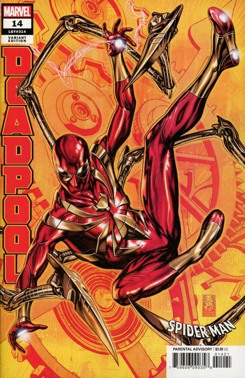 Deadpool #14 Brooks Spider-Man Fantastic Variant (2018)