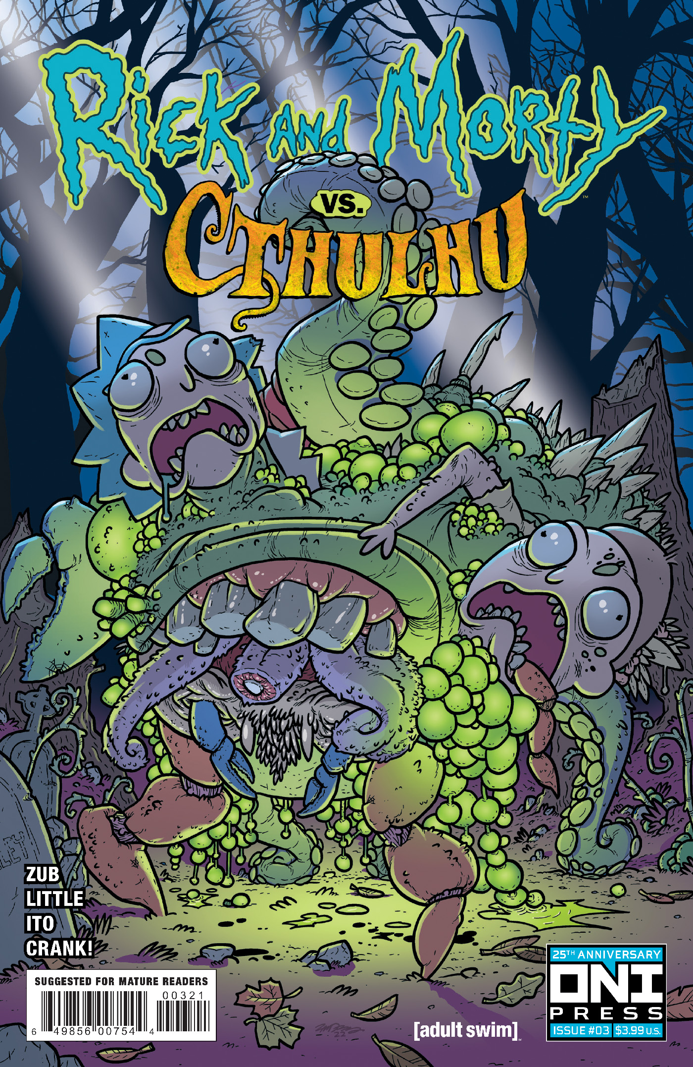 Rick and Morty Vs Cthulhu #3 Cover B Cannon