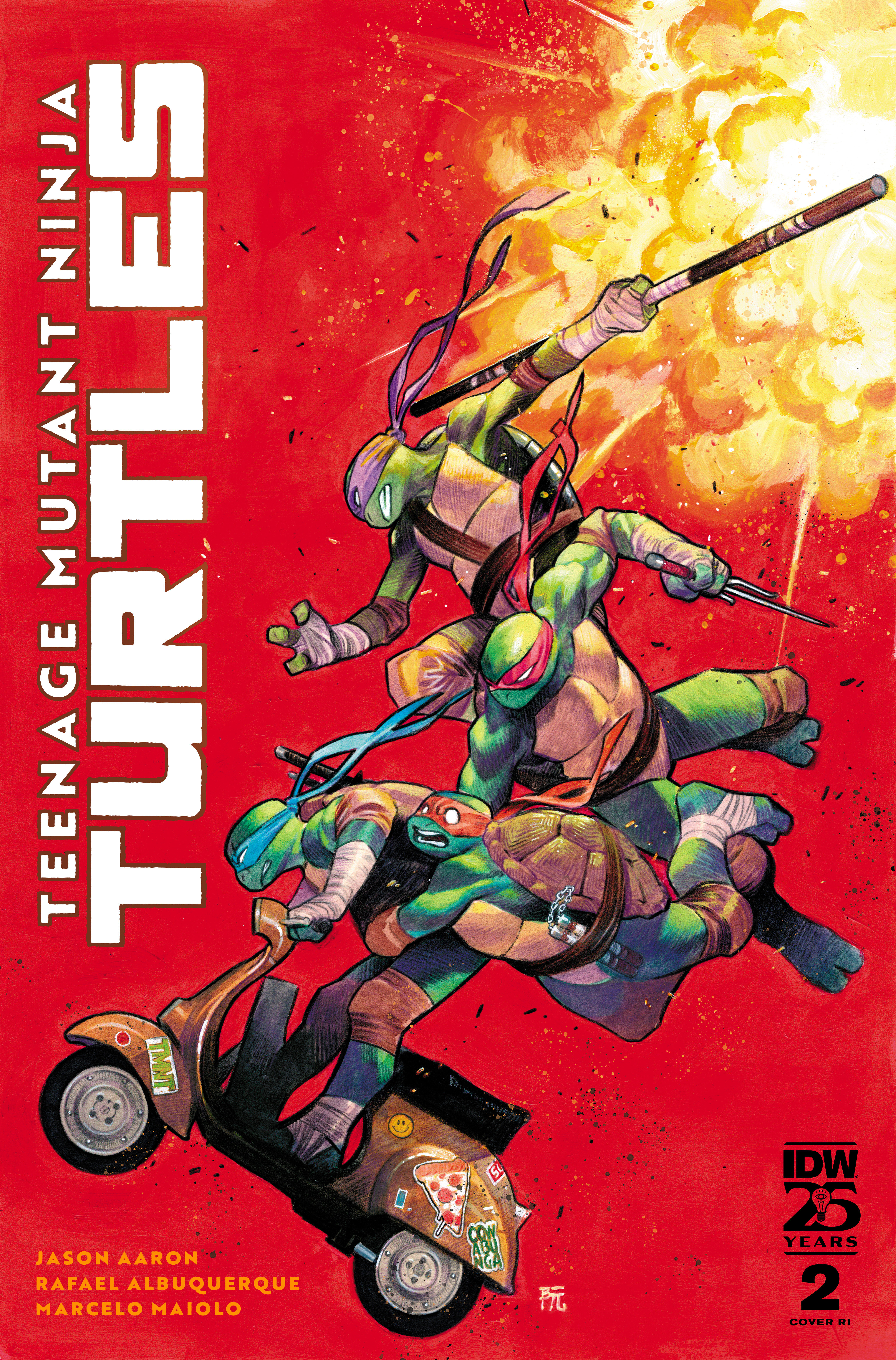 Teenage Mutant Ninja Turtles #2 Cover Ruan 1 for 100 Variant