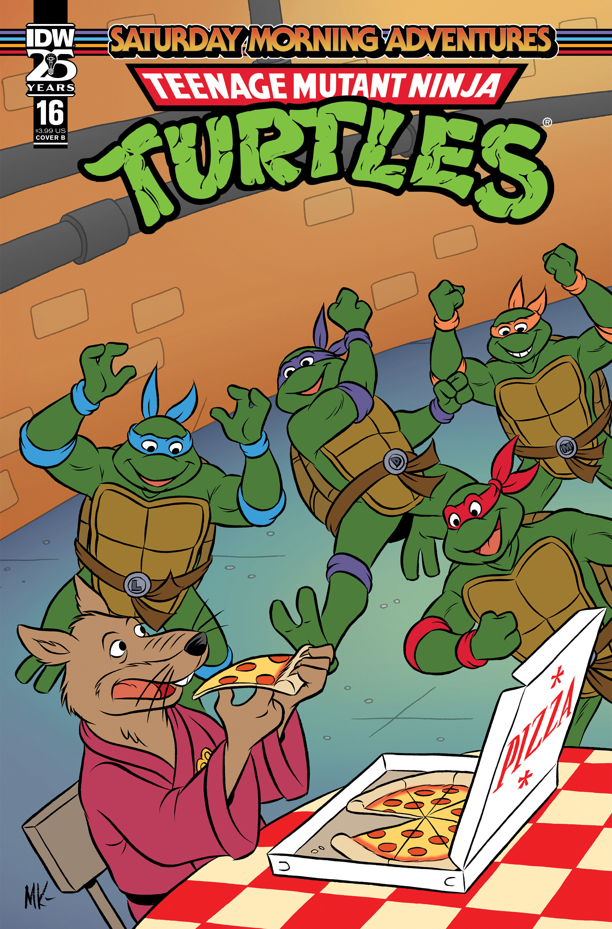 Teenage Mutant Ninja Turtles Saturday Morning Adventures Continued! #16 Cover B Kazaleh