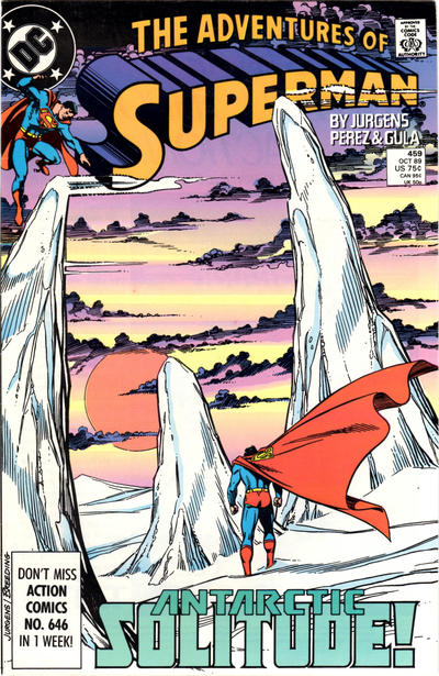 Adventures of Superman #459 [Direct]-Very Fine (7.5 – 9)