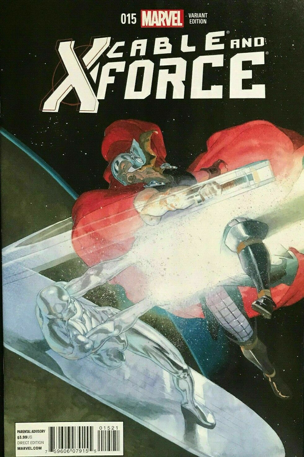 Cable And X-Force #15 (Ribic Thor Battle Variant) (2012)