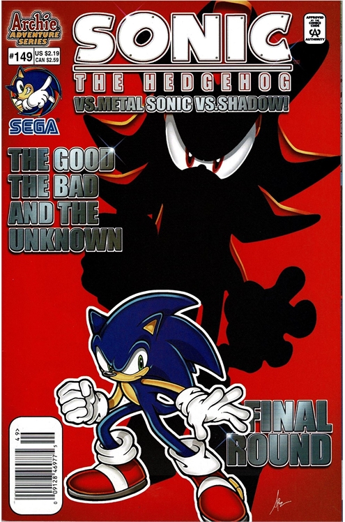 Sonic The Hedgehog #149 [Newsstand] - Vf-