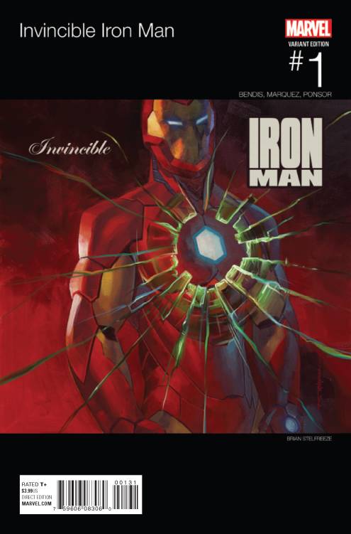 Invincible Iron Man #1 A Variant (2015)