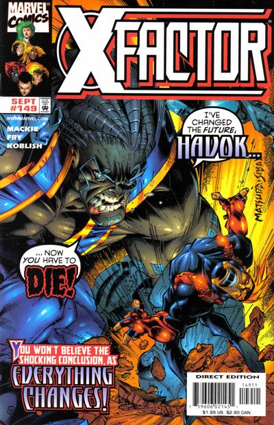 X-Factor #149 [Direct Edition]-Very Fine (7.5 – 9)[X-Factor Disbands]