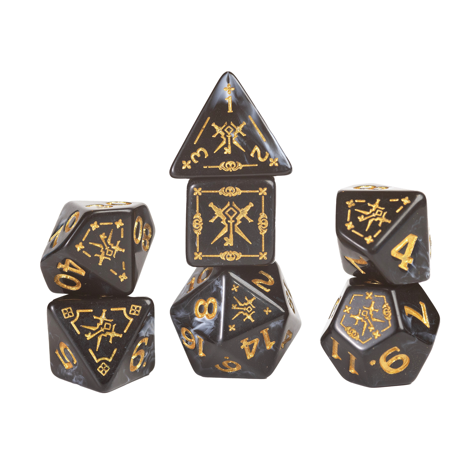 Dungeons & Dragons Adventure Dice Rogue Black