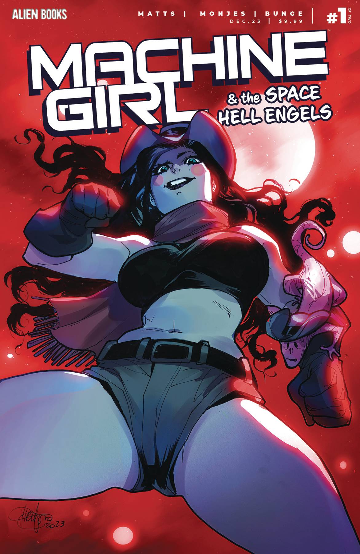 Machine Girl & Space Hell Engels #1 Cover A Andolfo