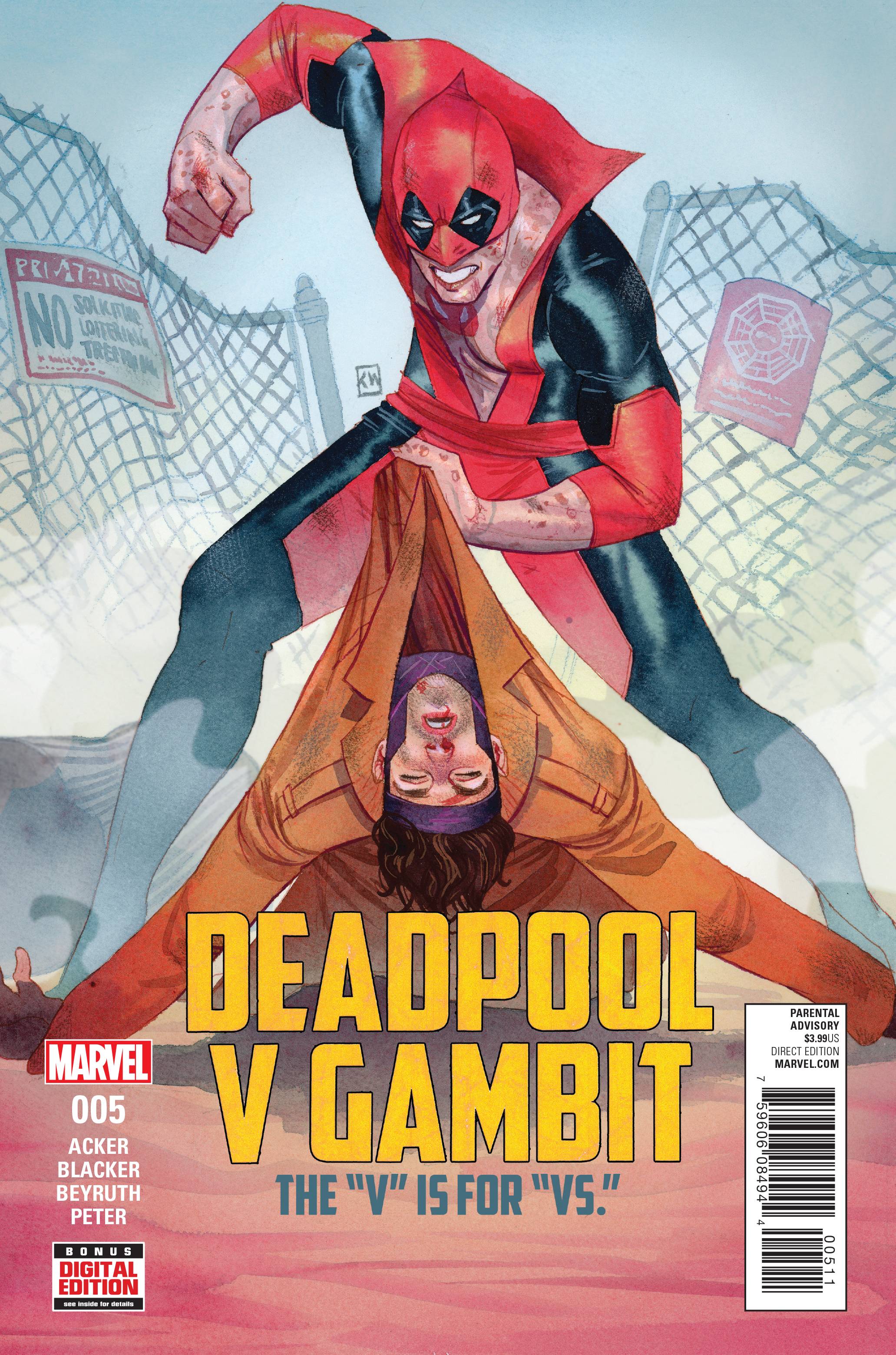 Deadpool V Gambit #5 (2016)