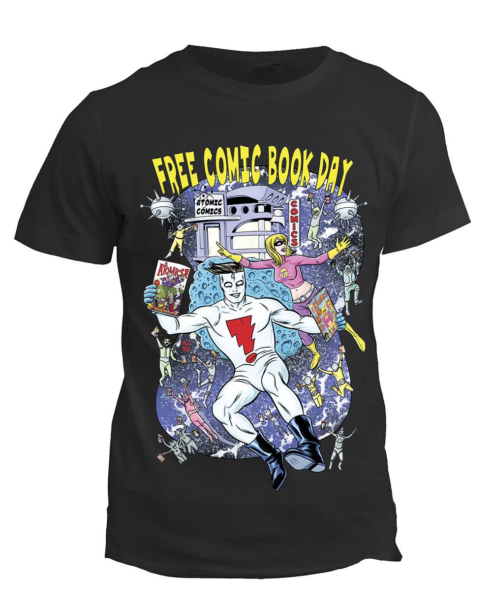 FCBD 2018 Comm Artist Allred Black T-Shirt Large