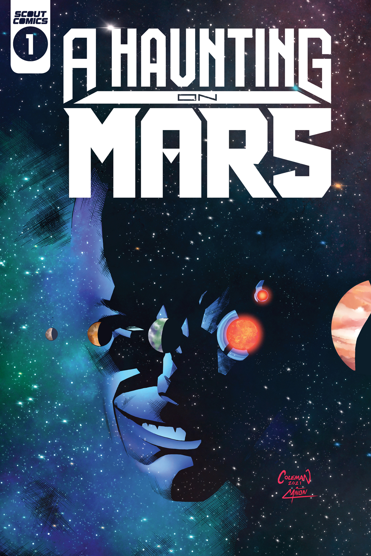 A Haunting on Mars #1 Cover B Ruairi Coleman
