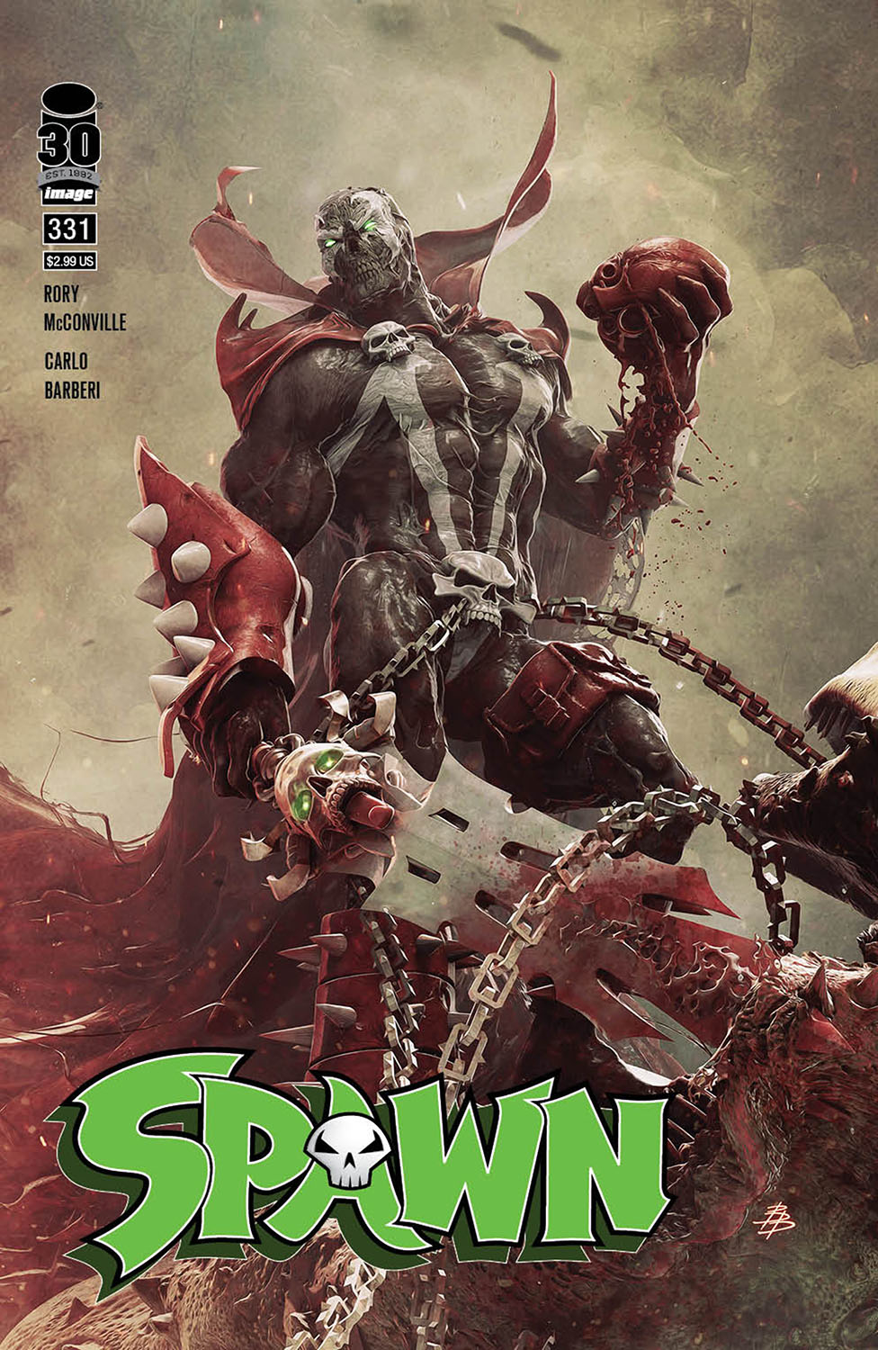 Spawn #331 Cover A Barends (1992)