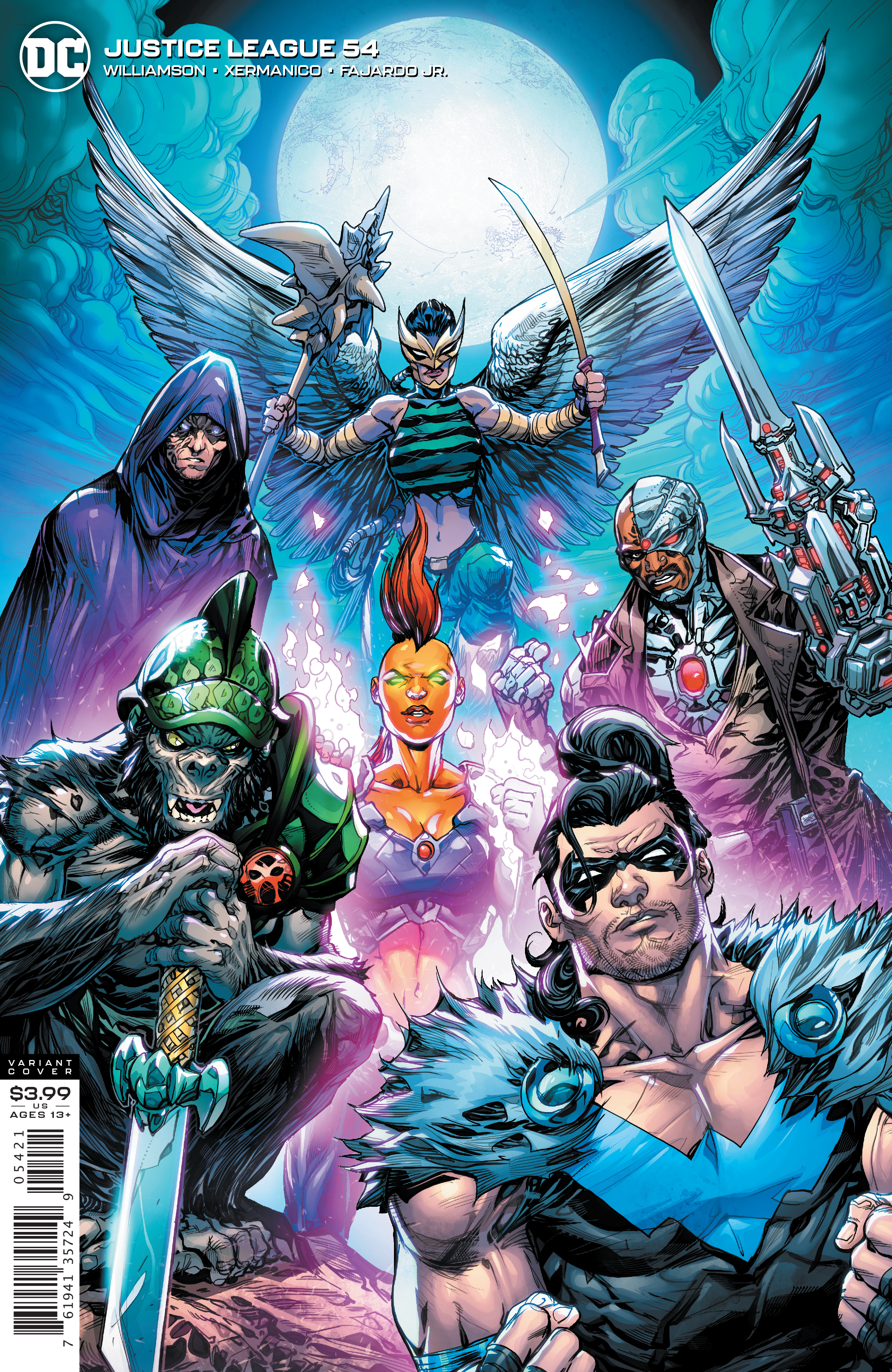Justice League #54 Cover B Howard Porter Variant (Dark Nights Death Metal) (2018)