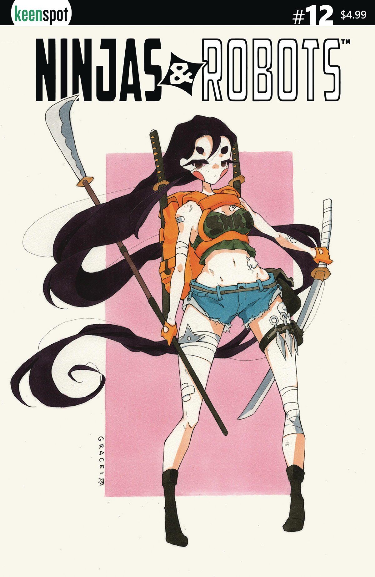 Ninjas & Robots #12 Cover C Chelsea Gracei