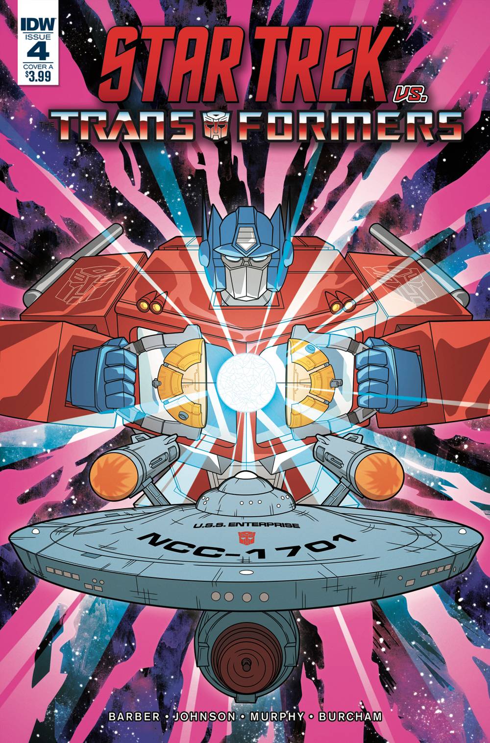 Star Trek Vs Transformers #4 Cover A Murphy (Of 4)