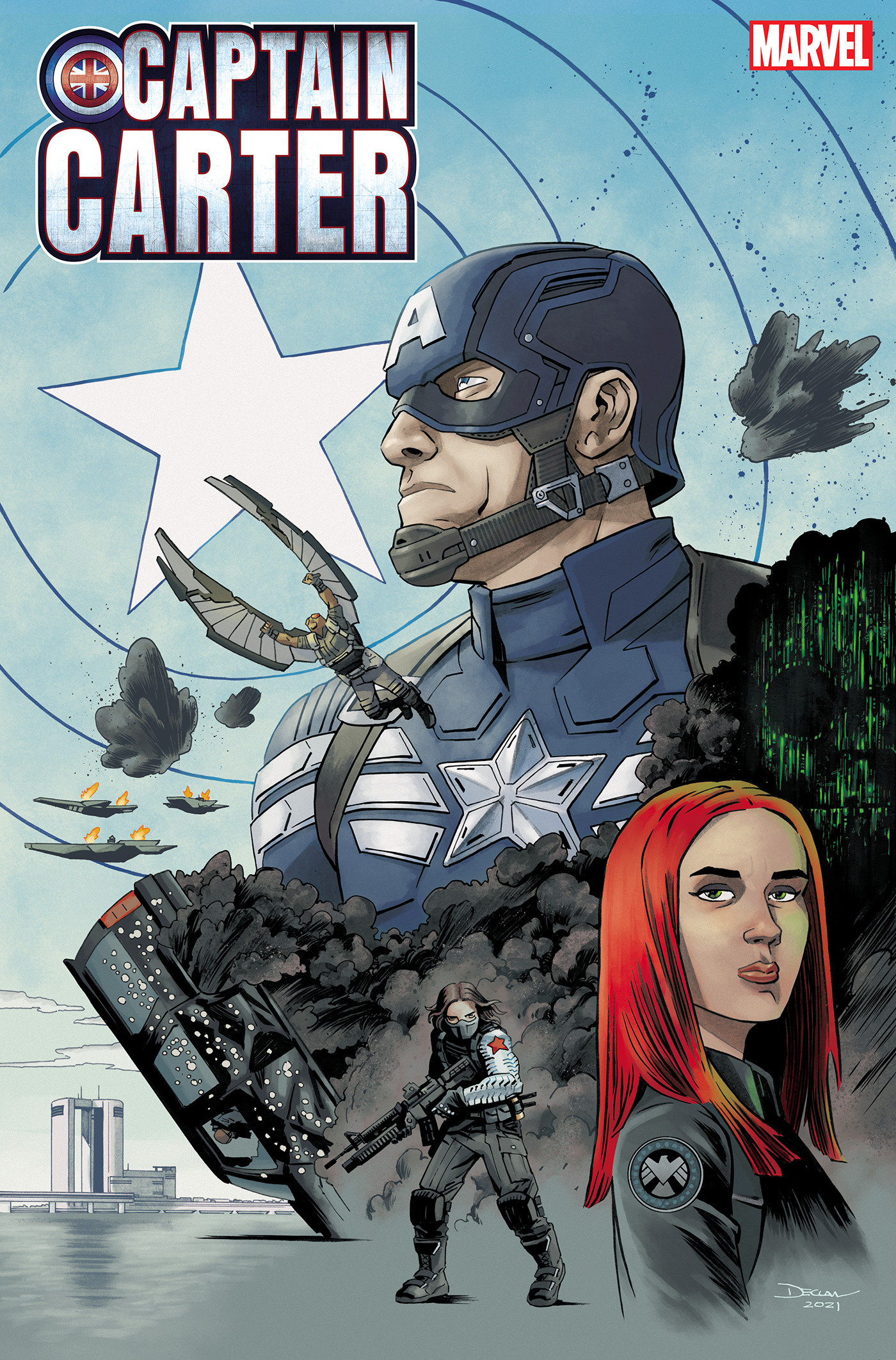 Captain Carter #1 Shalvey Infinity Saga Phase 2 Variant (Of 5)