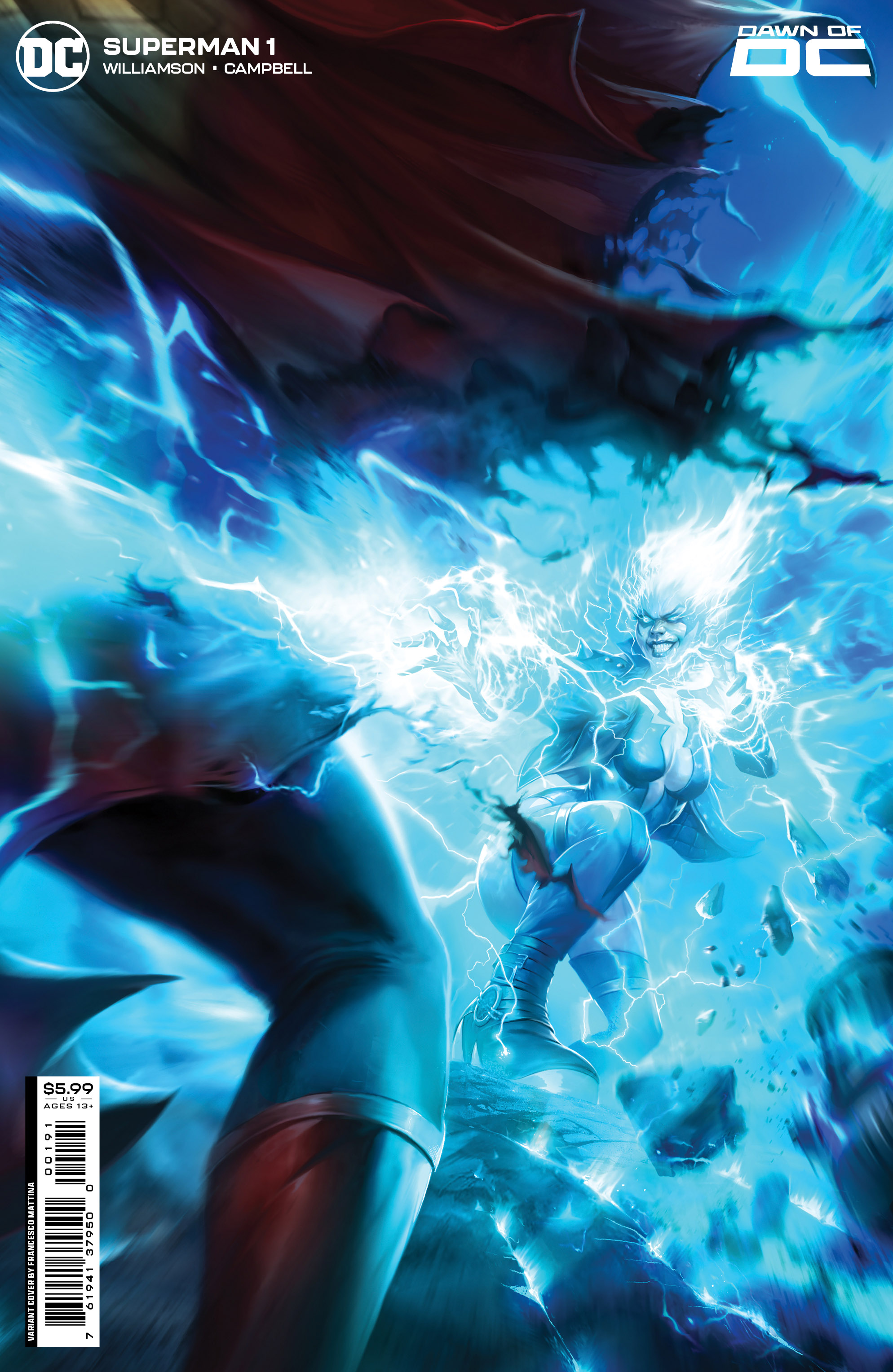 Superman #1 Cover I Francesco Mattina Card Stock Variant (2023)