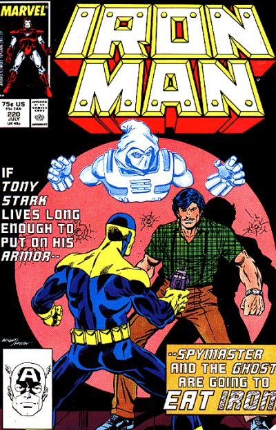 Iron Man #220 [Direct]-Near Mint (9.2 - 9.8)