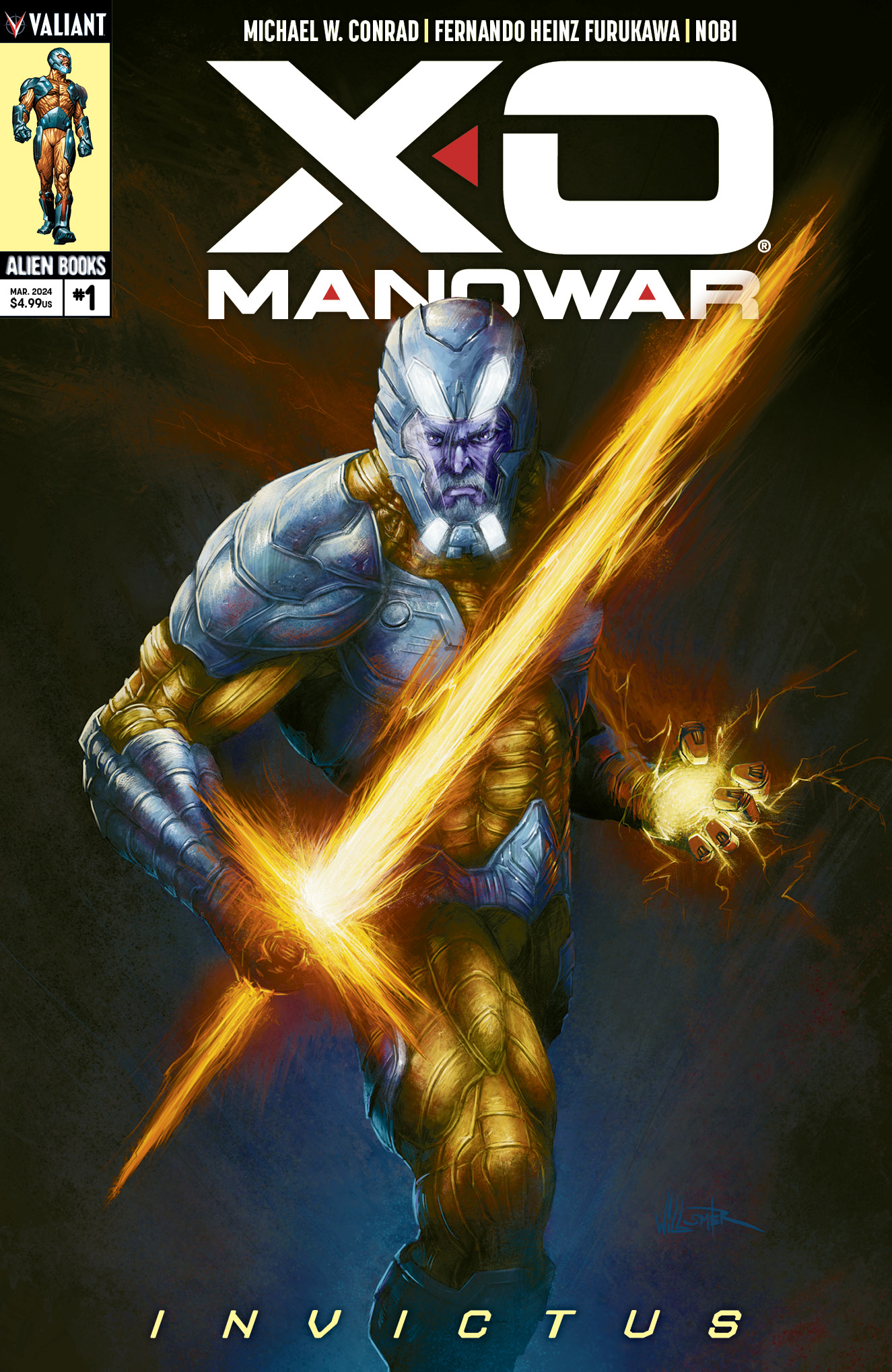 X-O Manowar Invictus #1 Cover B Willsmer (Of 4)