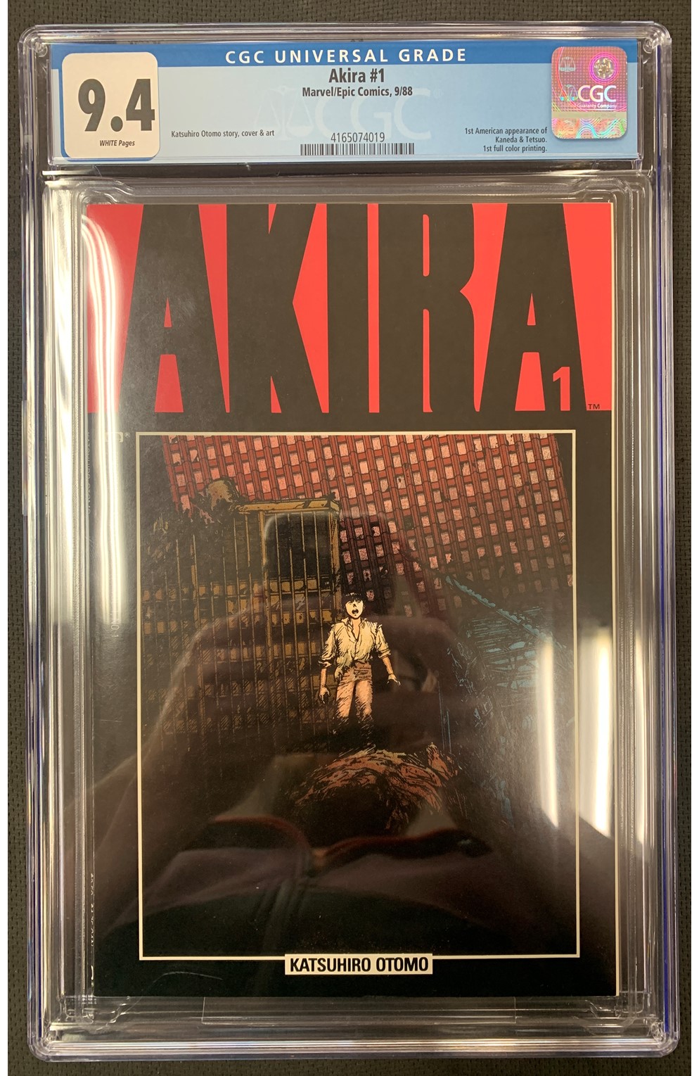 Akira #1 Cgc Graded 9.4 (4165074019)