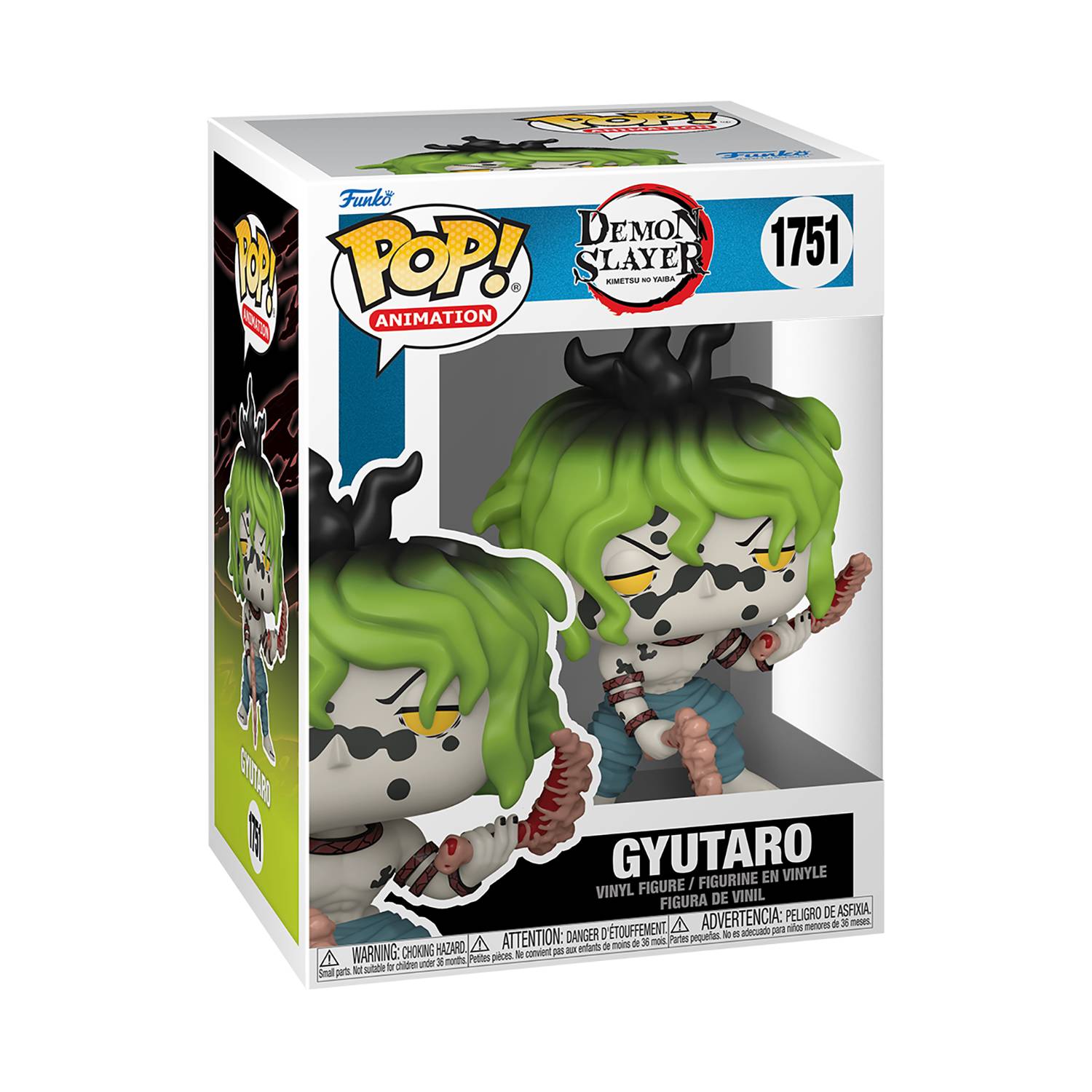 - Demon Slayer Gyutaro with Blood Sickles Funko Pop! Vinyl Figure #1751