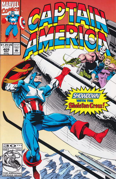 Captain America #409 [Direct]-Very Fine 