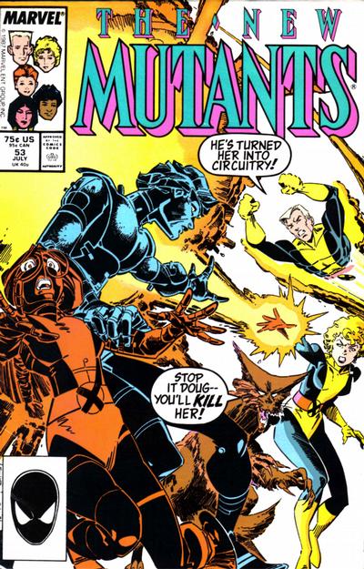 The New Mutants #53 [Direct]-Fine (5.5 – 7)