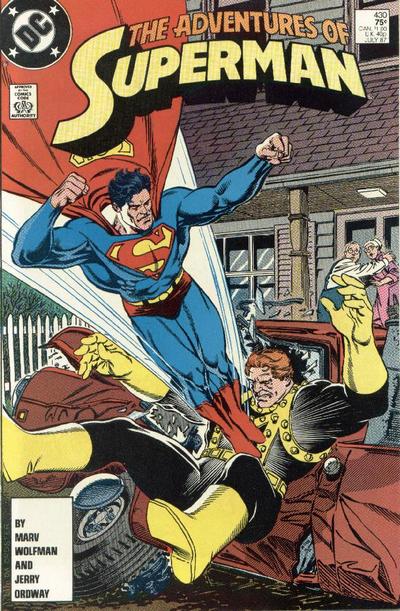 Adventures of Superman #430 [Direct]-Very Fine (7.5 – 9)