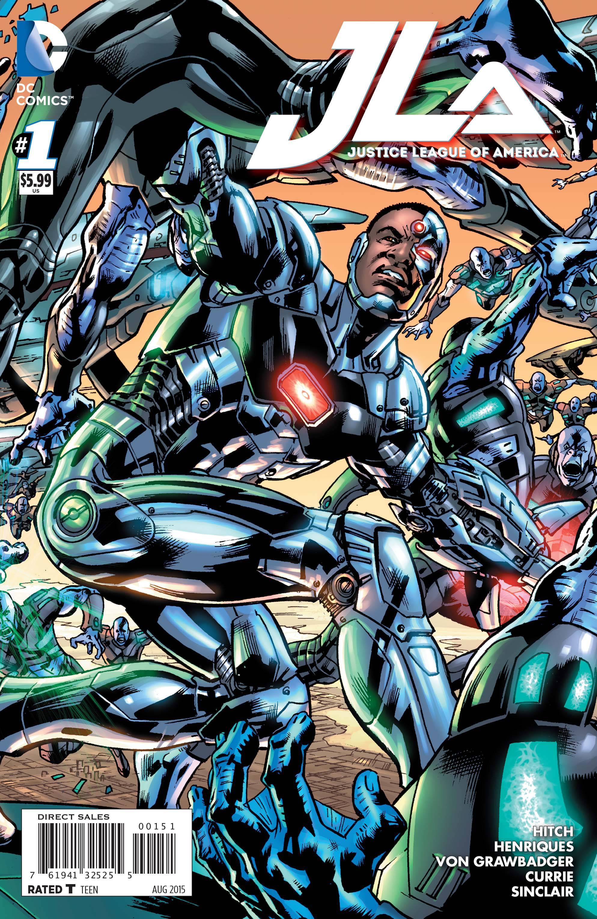 Justice League of America #1 Cyborg Variant Edition (2015)