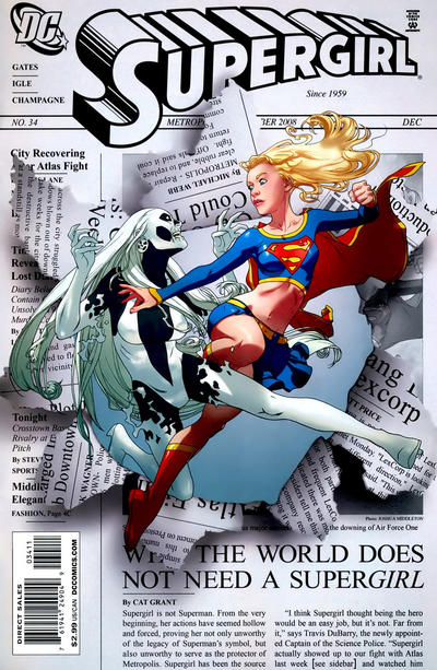 Supergirl #34 [Direct Sales]-Near Mint (9.2 - 9.8)