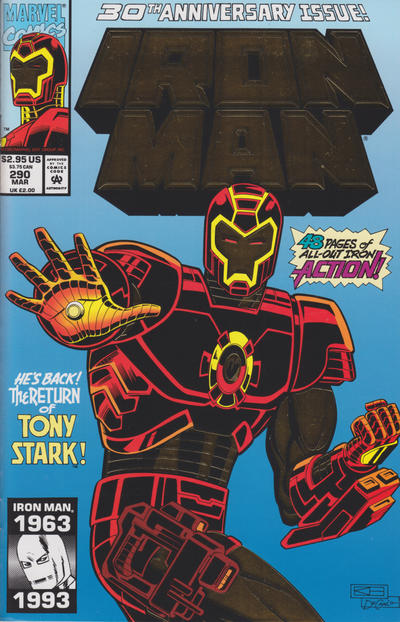 Iron Man #290 [Direct]-Very Good (3.5 – 5)