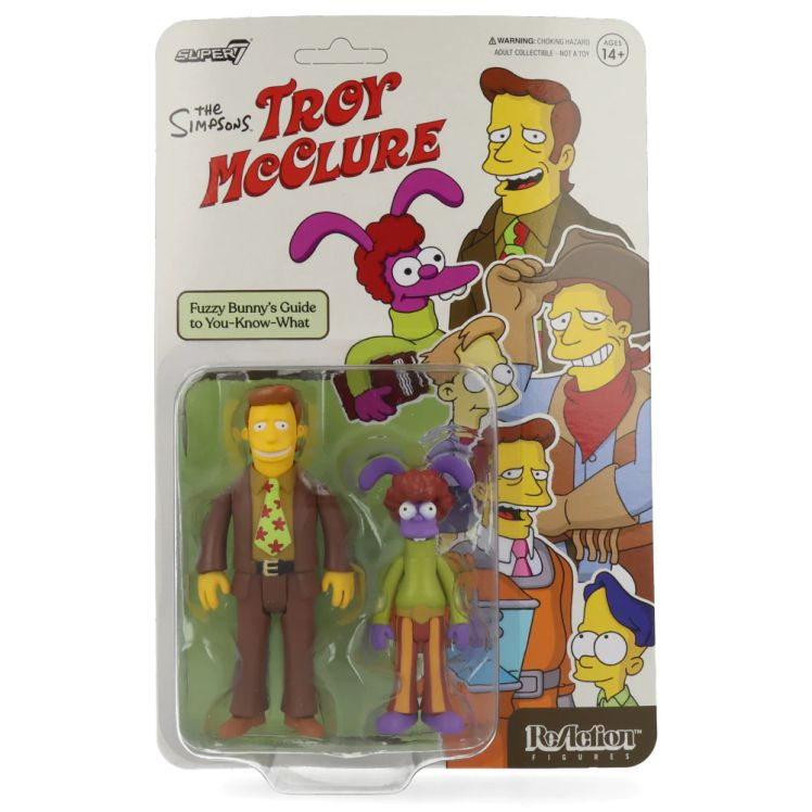 Simpsons W2 Troy McLure Sex Edition Reaction Figure